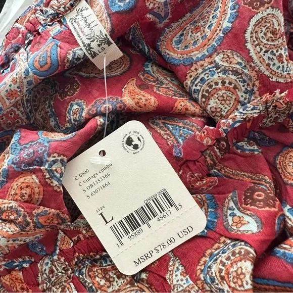 NWT Free People Intimately Vintage Combo Sundown Bodysuit Size L - Picture 15 of 16